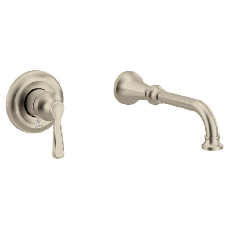 Moen WTS44501BN Moen WTS44501BN Colinet One Handle Wall Mount Tub Filler Trim - Brushed Nickel
