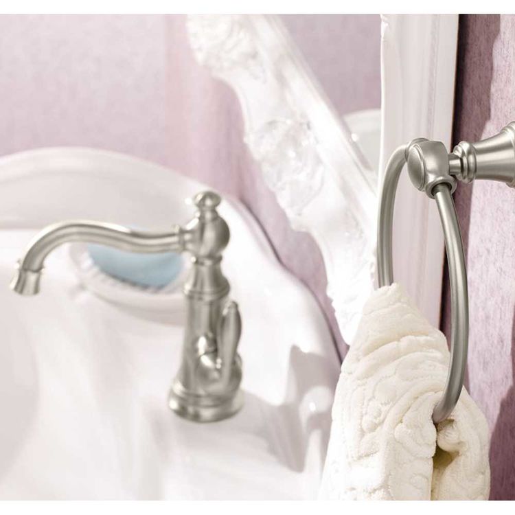 Moen S42107 Weymouth Single Handle High Arc Bathroom Faucet, Chrome