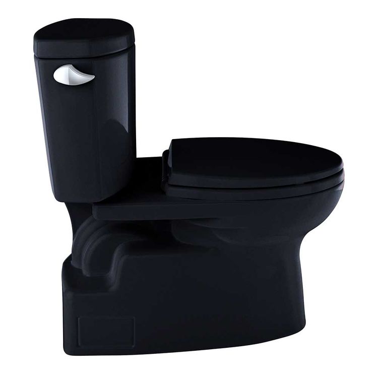 View 5 of Toto CST474CEF#51 TOTO Vespin II Two-Piece Elongated 1.28 GPF Universal Height Skirted Design Toilet, Ebony - CST474CEF#51