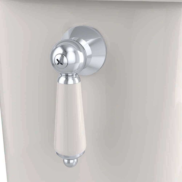 View 7 of Toto CST754EF#03 Toto Eco Dartmouth Two-Piece Elongated 1.28 GPF Universal Height Toilet, Bone - CST754EF#03