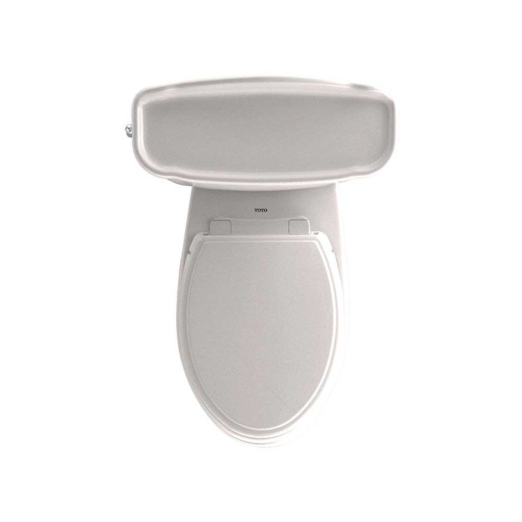 View 6 of Toto CST754SFN#03 Toto Whitney Two-Piece Elongated 1.6 GPF Universal Height Toilet, Bone - CST754SFN#03