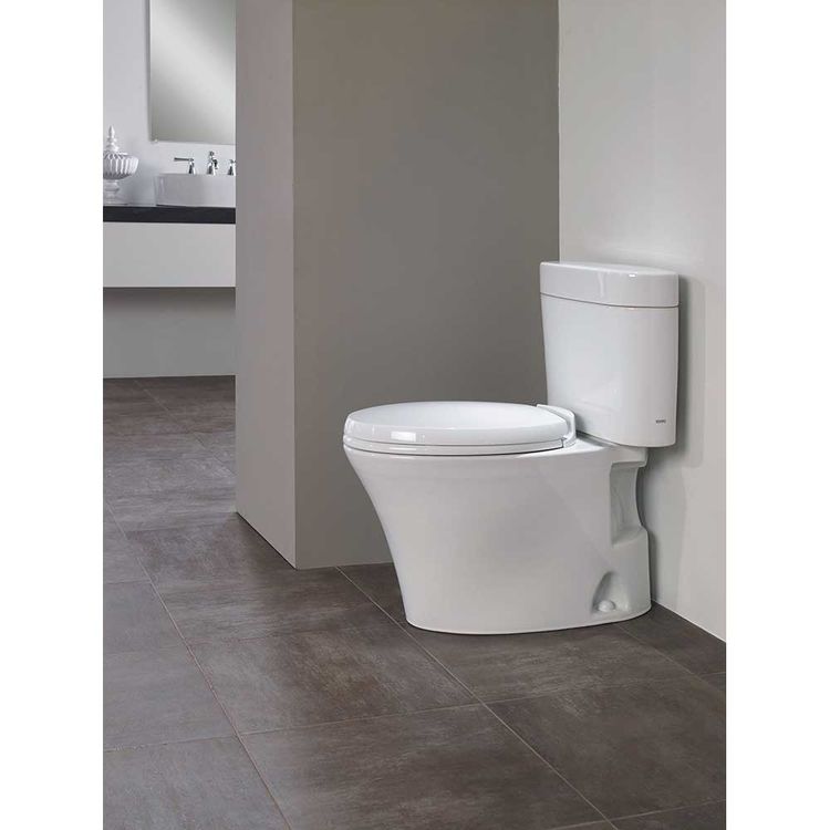 View 4 of Toto CST794SF#12 TOTO Nexus Two-Piece Elongated 1.6 GPF Universal Height Skirted Design Toilet, Sedona Beige - CST794SF#12