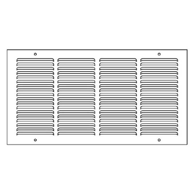 View 4 of Shoemaker 1050-36X12 Shoemaker 1050-36x12 Return Air Grille (Stamped from Cold Roll Steel) - Soft White