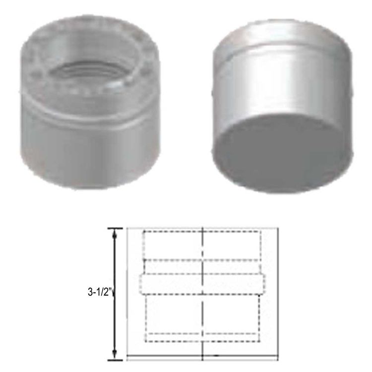 View 3 of M&G DuraVent W2-TC5 DuraVent W2-TC5 FasNSeal W2 5-Inch Tee Cap