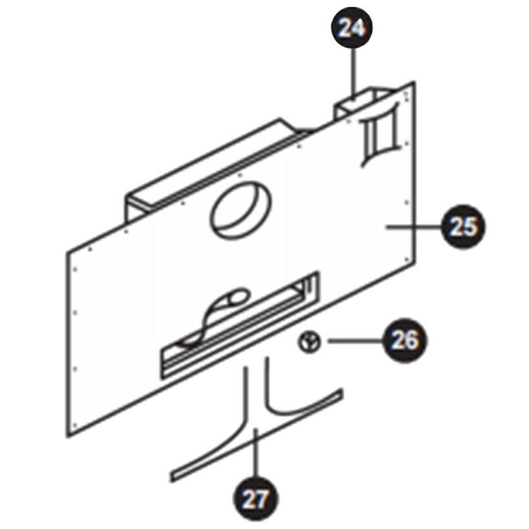 Cozy 80106 VC351C GasFired Vented Heater Safety Switch Spill