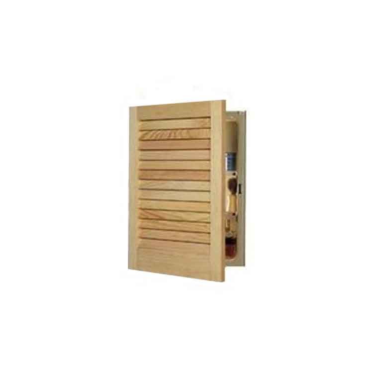 Jensen 609 16 X 26 White Louver Door Recessed Medicine Cabinet