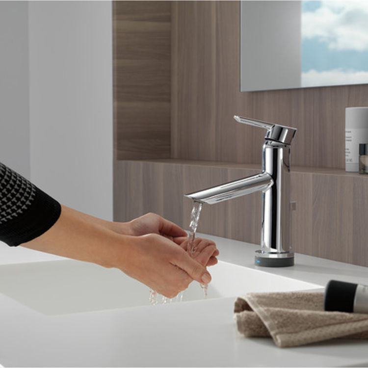 View 4 of Delta 561T-DST Delta 561T-DST Compel Single Handle Bathroom Faucet w/ Touch2O.xt, Chrome
