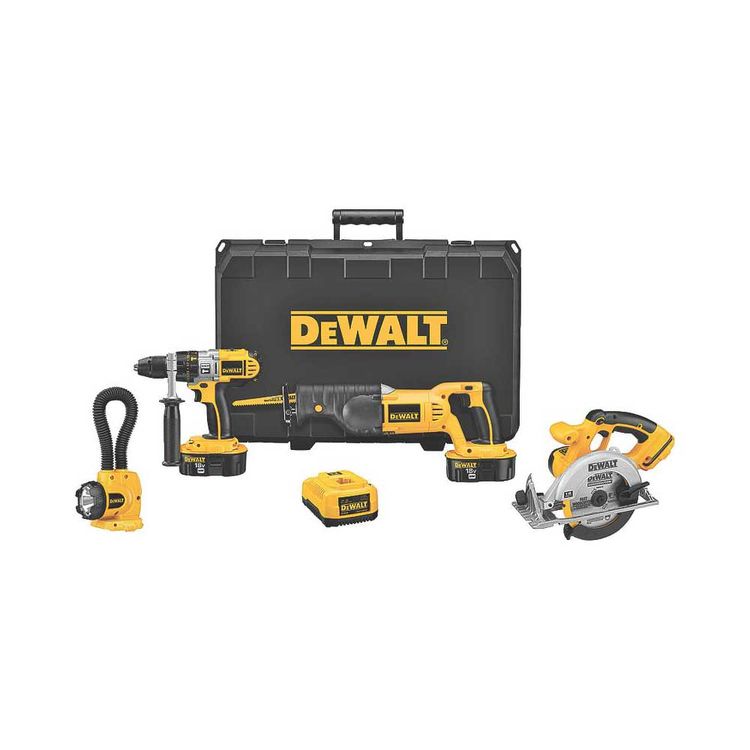 Dewalt Xrp Combo Kit 10 Pieces 18 V Ni Cd 2 4 Ah 450 W