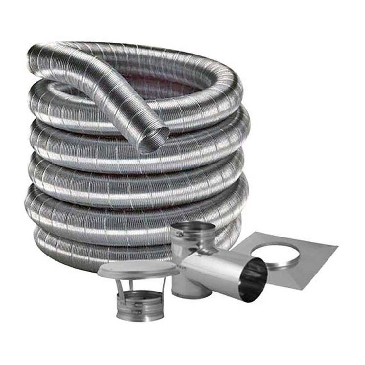 M&G DuraVent 8DF304-25KT DuraVent 8DF304-25KT DuraFlex 304 8-Inch Tee Kit
