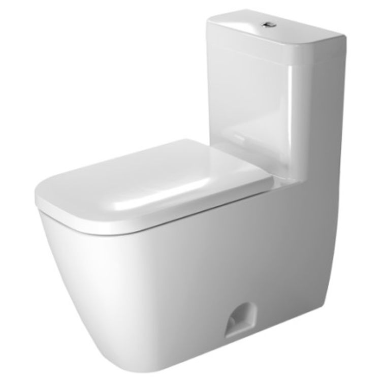 Duravit 2121012001 Duravit 2121012001 Happy D.2 Dual Flush One-Piece Floor Mounted Elongated Toilet - White