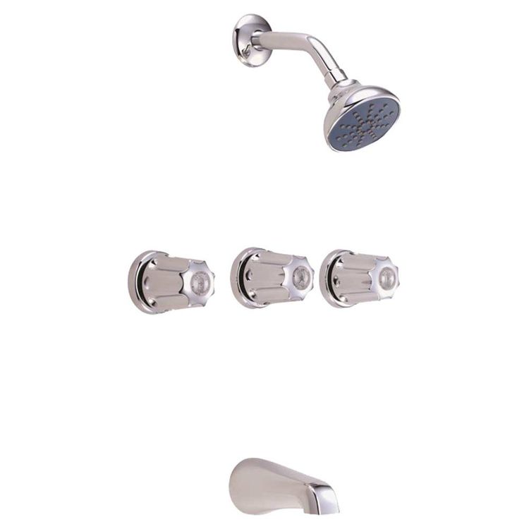 Gerber 0748030 Gerber Classic Three Handle Tub Shower Fitting