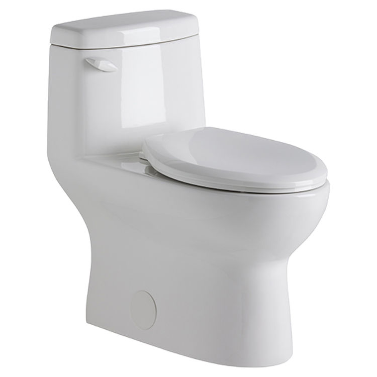 Gerber 21019 Avalanche CT OnePiece Elongated ErgoHeight Toilet, 1.28