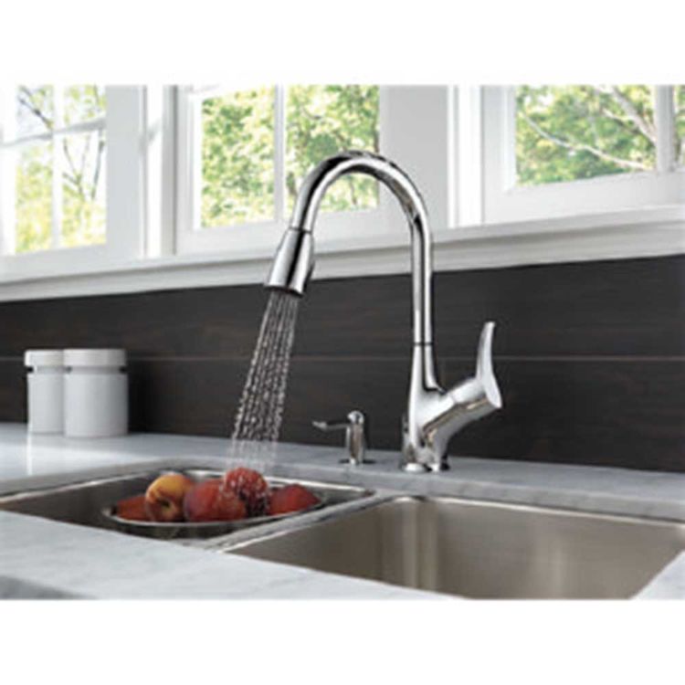 View 3 of Peerless P88121LF-SSSD-W Peerless P88121LF-SSSD-W Stainless One-Handle Pull-Down Kitchen Faucet