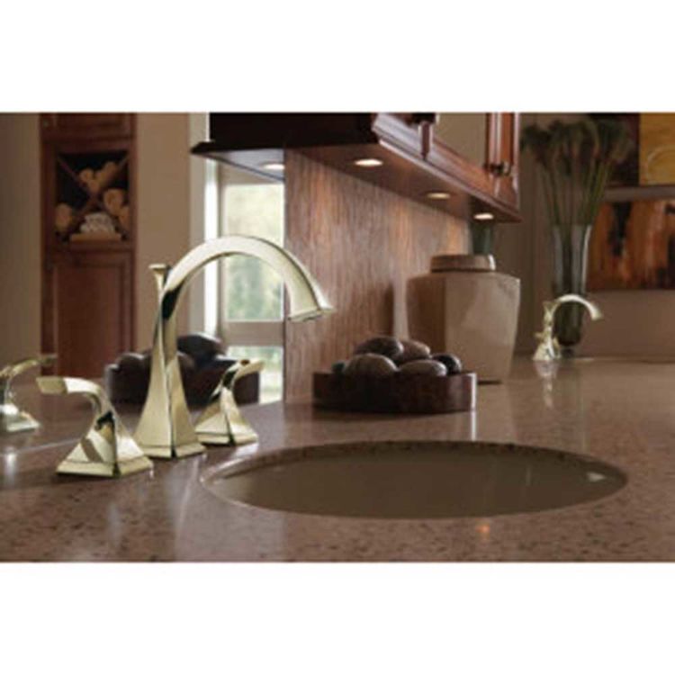Brizo 65330lf Pn Eco Virage Poished Nickel Widespread Lavatory Faucet