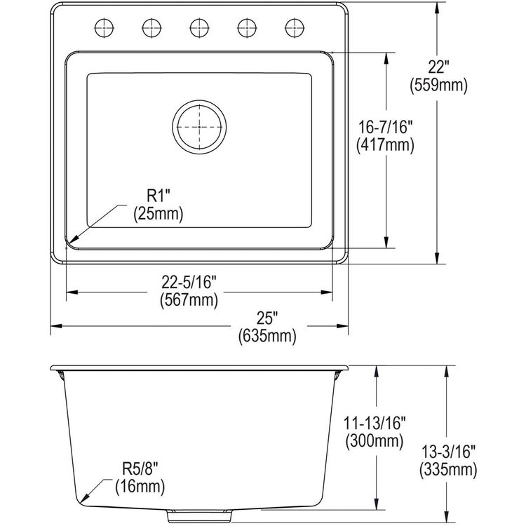 Elkay Sink Template