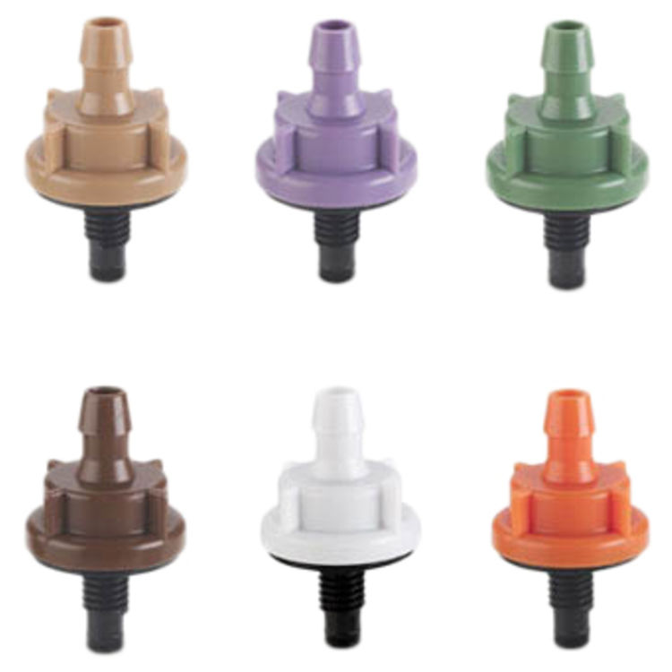 Rainbird PC12 12 GPH Pressure Compensating Barbed Emitter (Dark Brown)