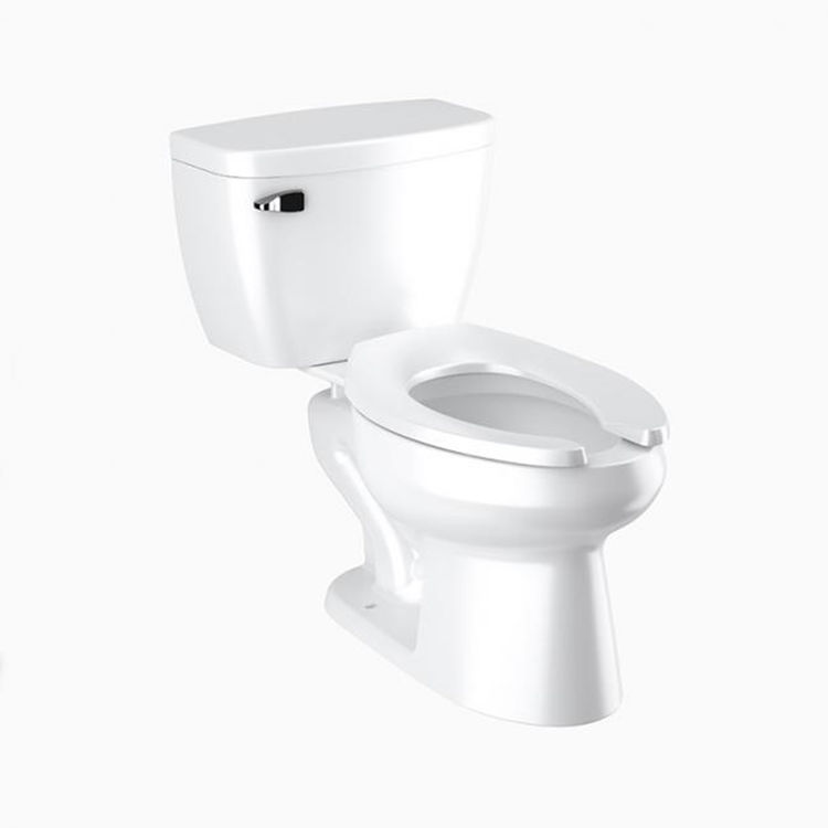 Sloan WETS8009.8013 White Pressure Assist Elongated Toilet, 1.6 GPF