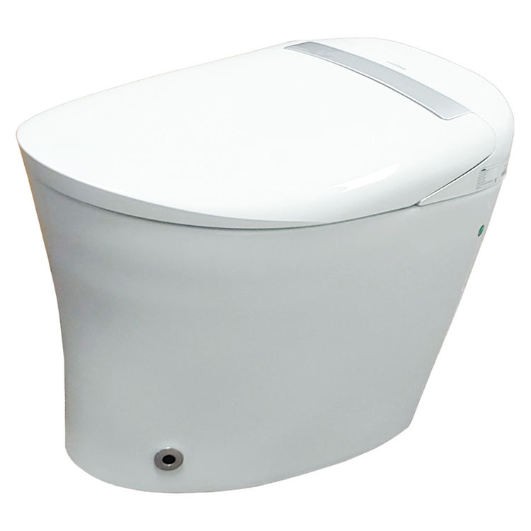 View 3 of Trone Plumbing A2ETBCERN-12.WH Trone Aquatina II Smart Electronic Bidet Toilet in White, A2ETBCERN-12.WH