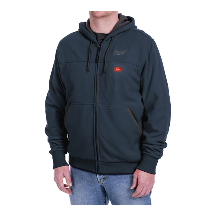 View 8 of Milwaukee 302BL-20L Milwaukee M12 Heated Hoodie, Large, Blue - 302BL-20L