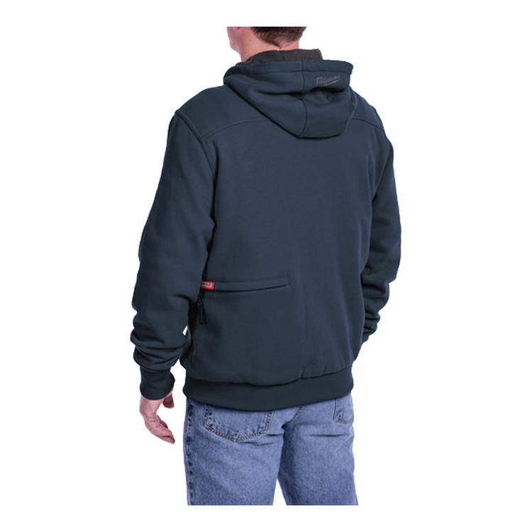 View 9 of Milwaukee 302BL-20XL Milwaukee M12 Heated Hoodie, Extra-Large, Blue - 302BL-20XL