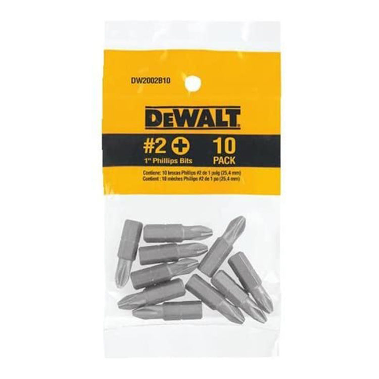 DEWALT DW2002 Insert Bit No 2 Philips 1in Tool Steel for sale online 