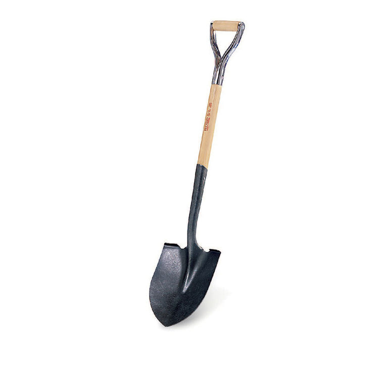 Ridgid 50482 Round Point Fiberglass Handle Shovel PlumbersStock