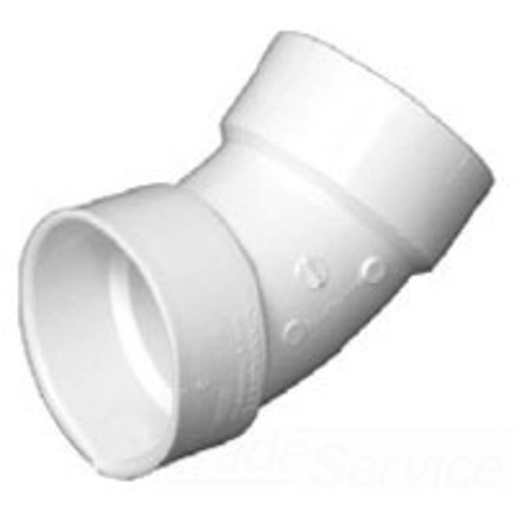 2 inch pvc elbow pipe with 1/8 bend 