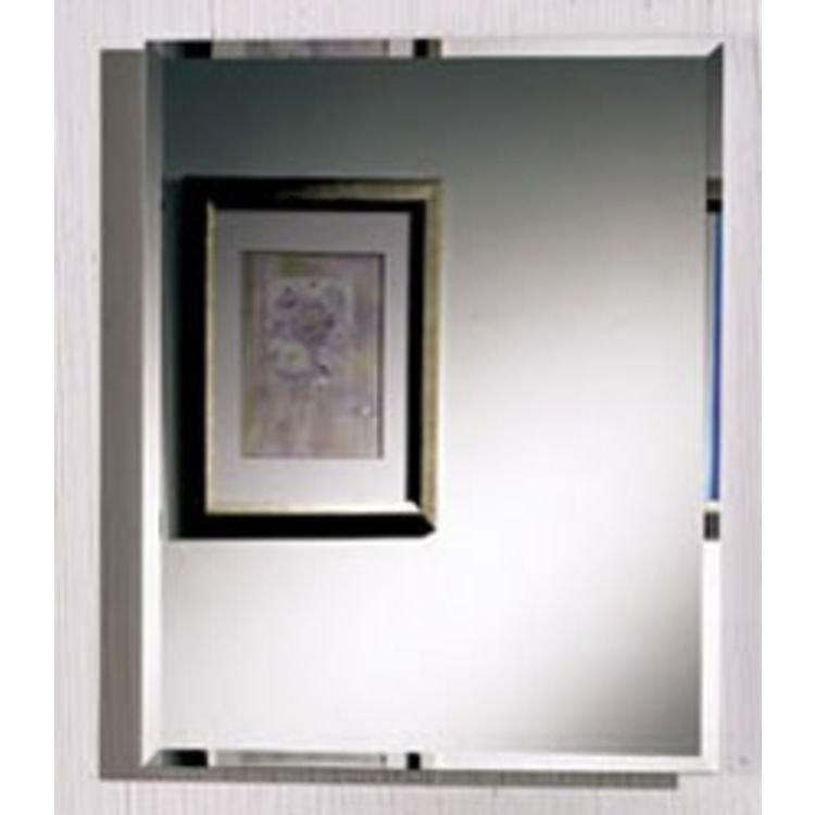 Jensen 1459 Jensen 1459 White Horizon Frameless Medicine Cabinet, 2 Shelves