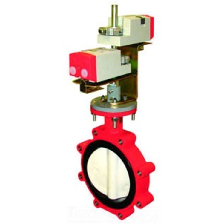 Honeywell VFF2MV1YCS Honeywell VFF2MV1YCS 2-Way 8-Inch Resilient Seat Butterfly Valve