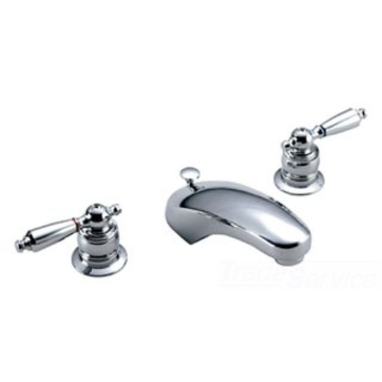 Symmons S-244-1-LAM Symmons S-244-1-LAM Symmetrix Chrome two Handle Widespread Lavatory Faucet