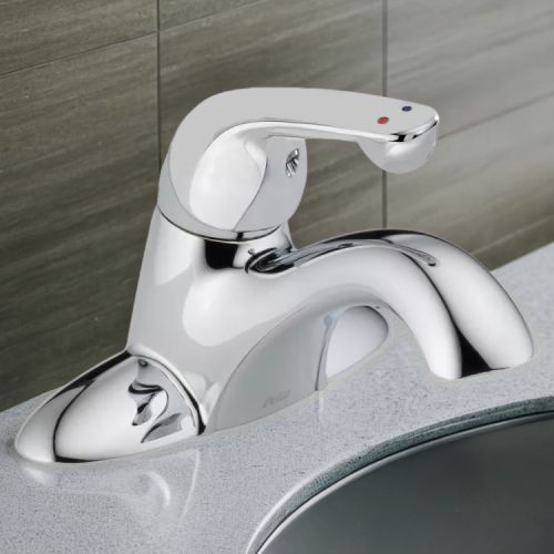 Delta 501LFHGMHDF Foundations Single Handle Centerset Bathroom Faucet