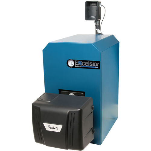 Dunkirk EXB409550220203 Dunkirk EXB4095 Excelsior Oil 3-Pass Boiler w/ Grundfos Pump, Chimney-Vented, Riello Burner, 133 MBH In, 115 MBH Out (EXB409550220203)