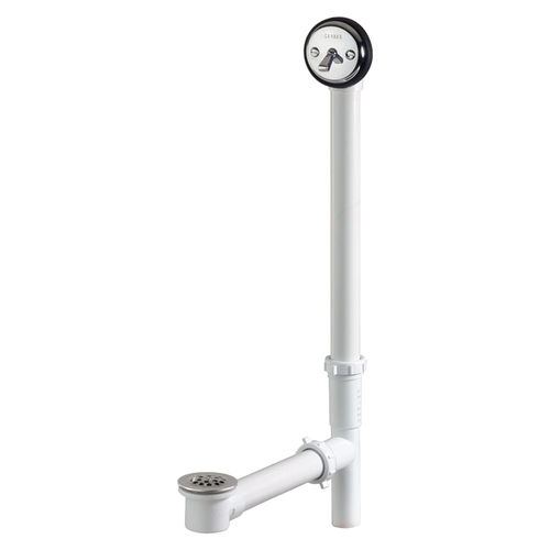 Gerber G0041513 Gerber 41-513 Gerber Classics PVC Trip Lever Roman Tub Drain with Pre-Set Adjustable Linkage