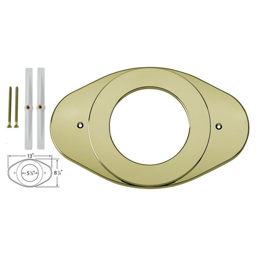 Delta RP29827PB Delta Shower Renovation Cover Plate (Brilliance