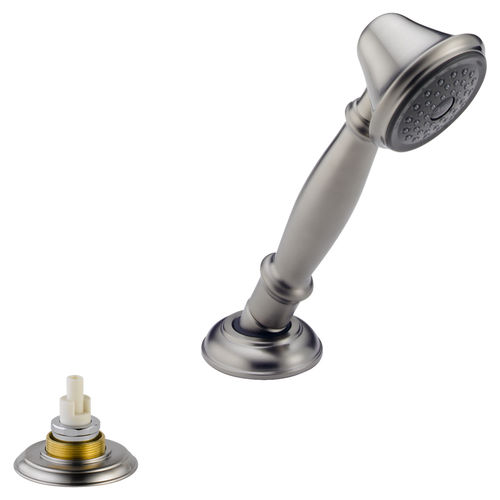 Delta RP33791SSLHP Delta Victorian Roman Tub Hand Shower with Transfer Valve, Less Handle, 1.75 GPM, Stainless - RP33791SSLHP