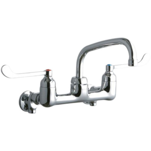 Elkay LK940AT08T6S Elkay LK940AT08T6S Wall-Mounted Commercial Faucet
