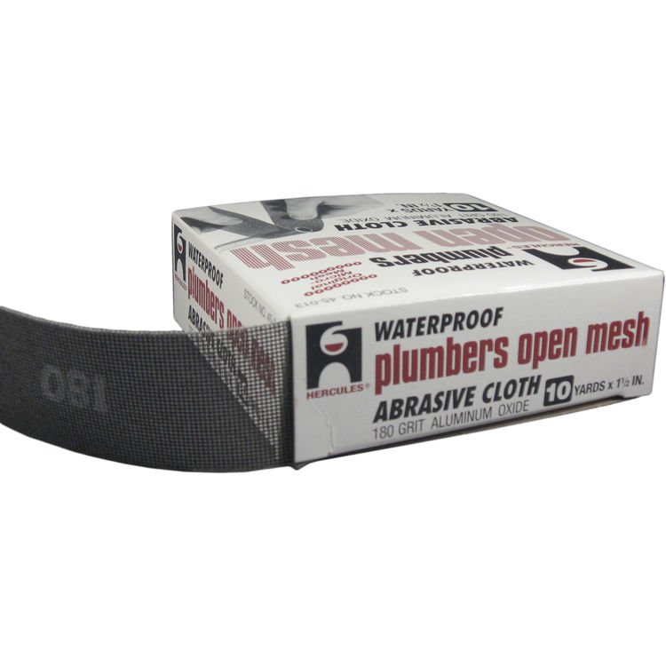 1 1/2" x 10Yd Open Mesh Abrasive Cloth PlumbersStock
