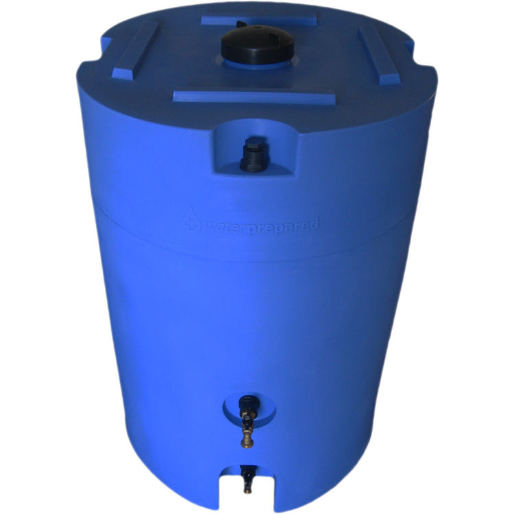 blue water storage tanks