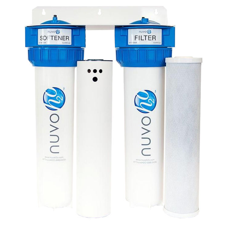 NuvoH2O DPNCB Complete System Water Softener, Cartridge, Carbon Filter
