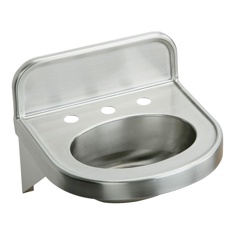 Elkay ELV18173 Oval Shape Lavatory Single Bowl Sink PlumbersStock