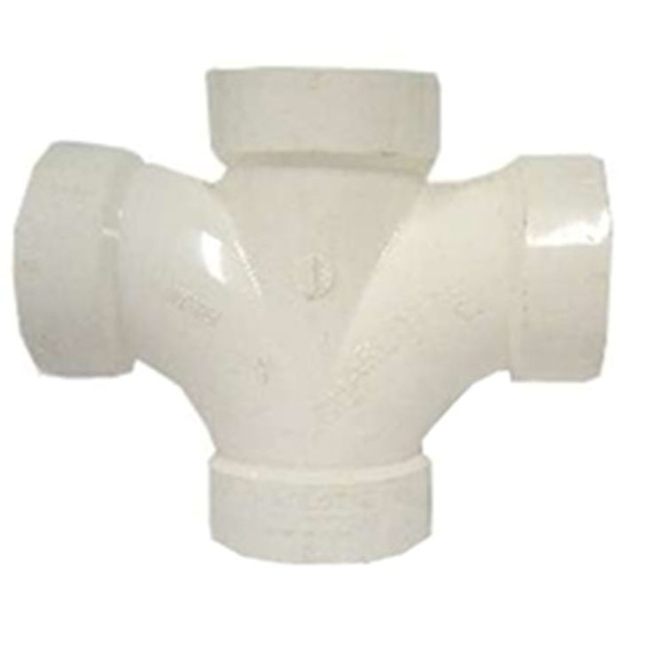 2"x11/2" (DWV) PVC Double San Tee PlumbersStock