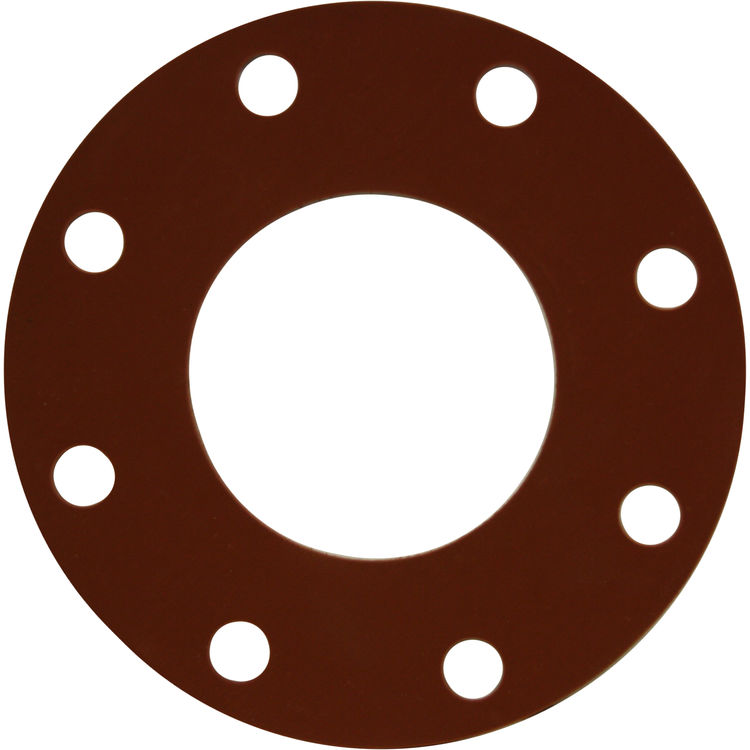 2 x 1/8" Full Face Red Rubber Gasket PlumbersStock