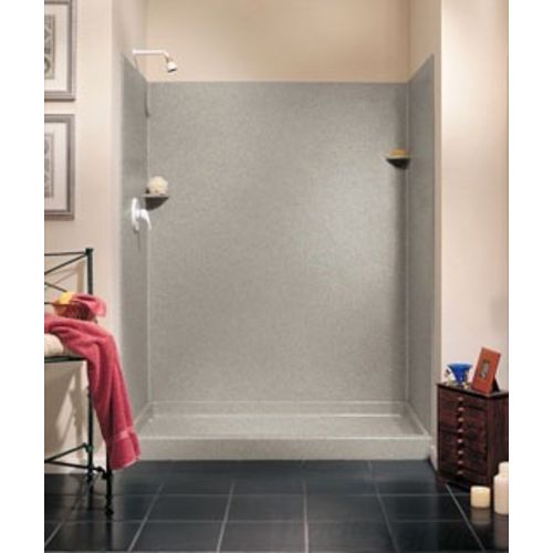 Swanstone SK-346072-071 Solid Surface 3 Panel Shower Side and Back Wall, Indian Grass