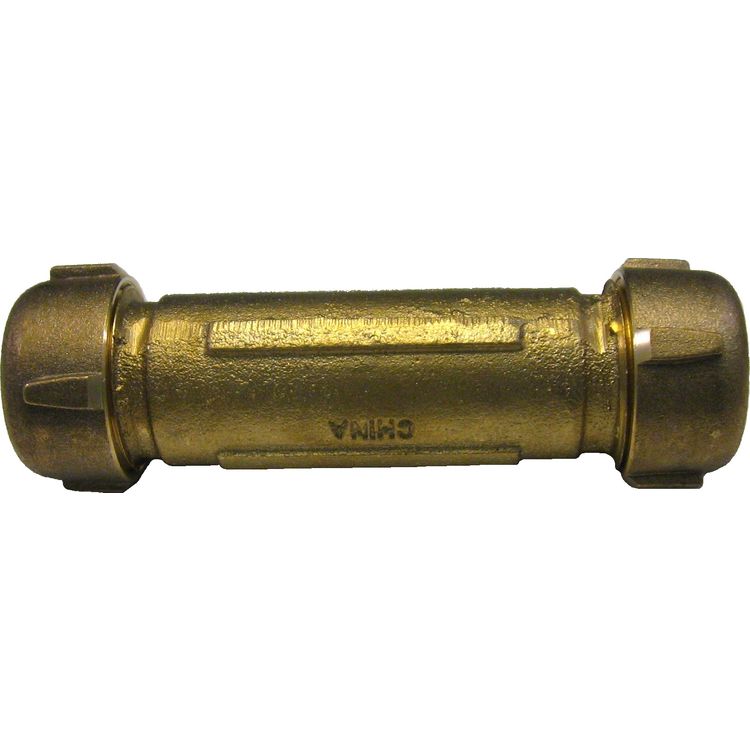 1/2" IPS 3/4" CTS Brass Dresser Coupling PlumbersStock