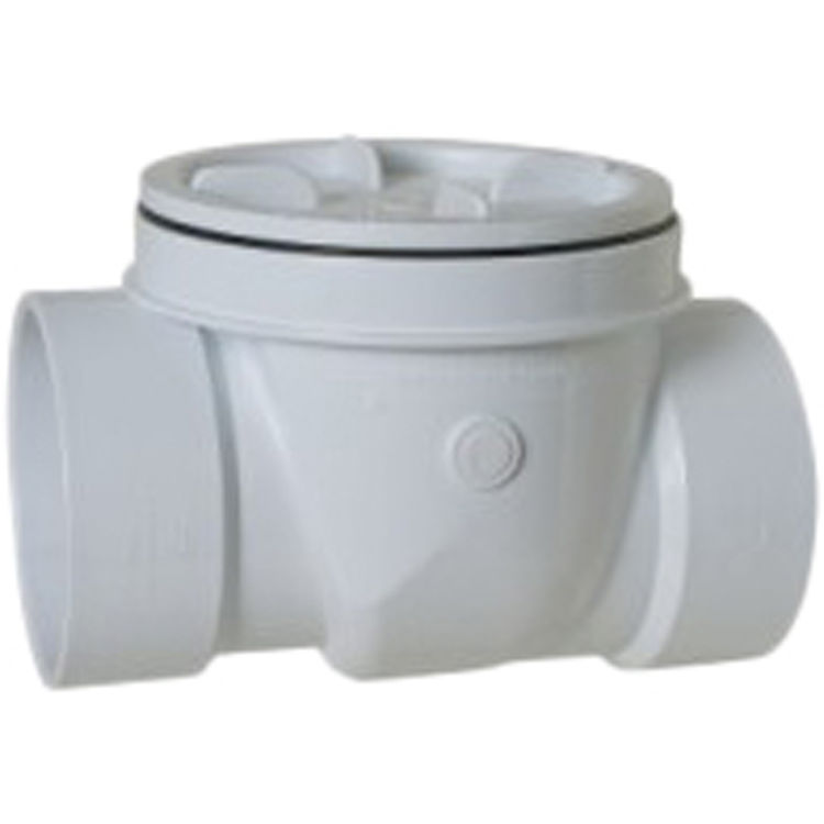 2" PVC Check Valve Backwater Device PlumbersStock